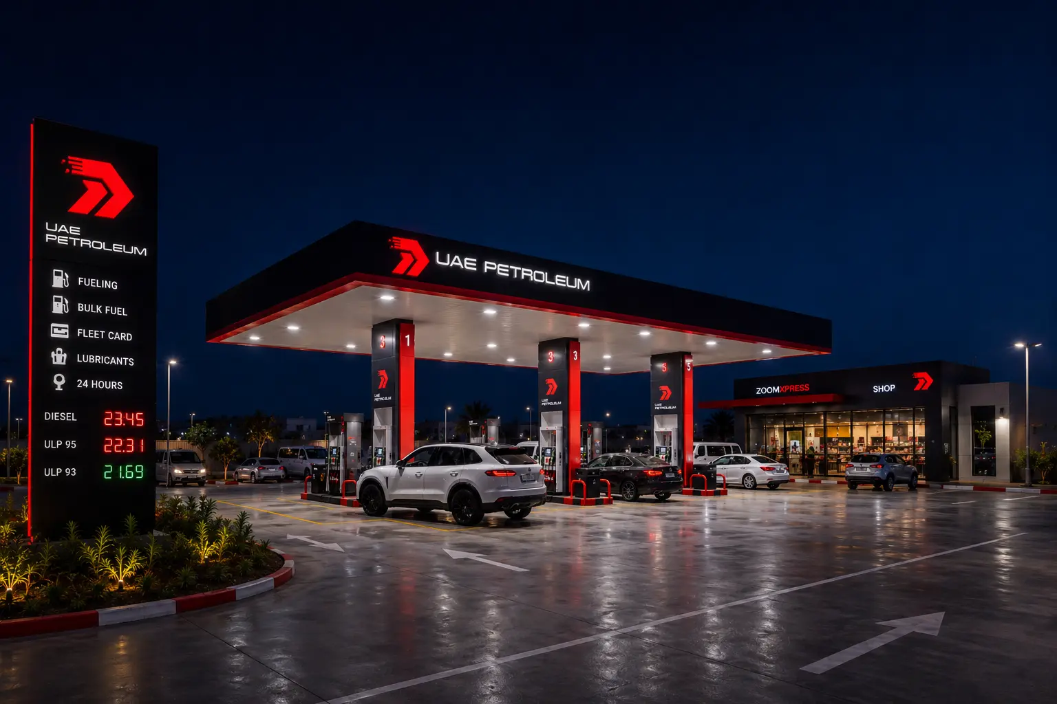 Night Forecourt