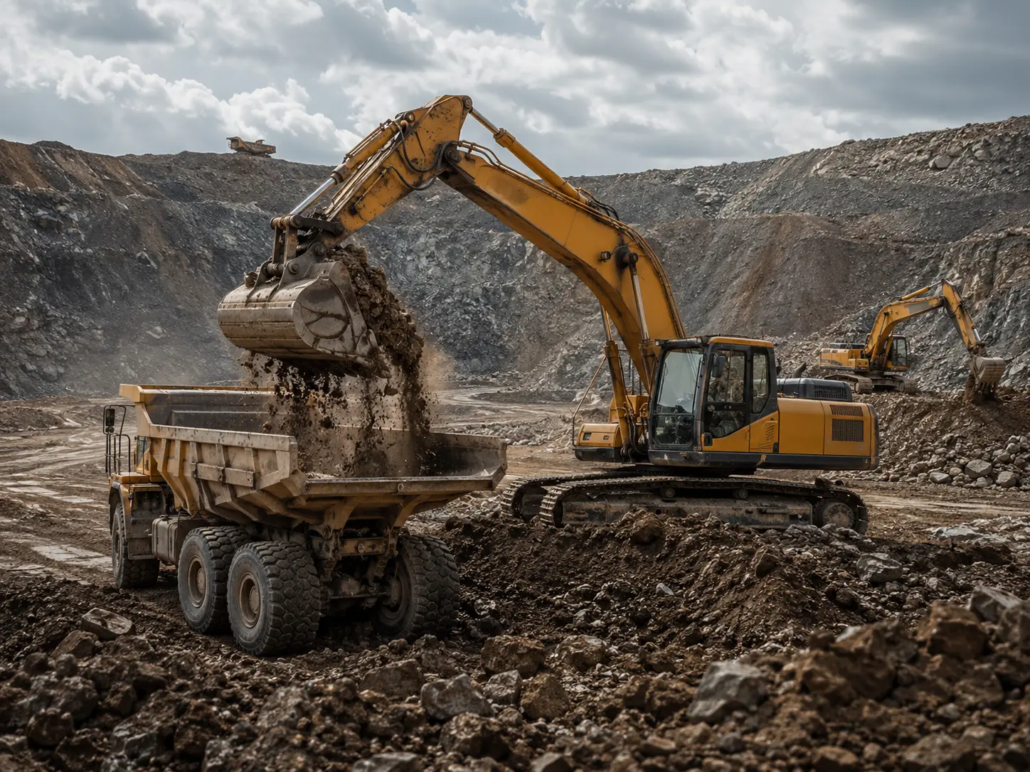 Yellow Plant Machinery